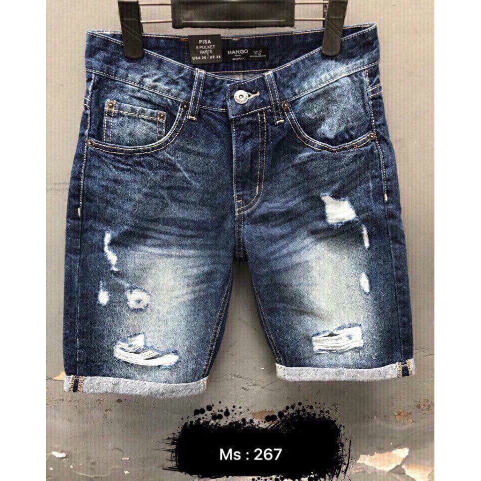 quần short jean nam 267