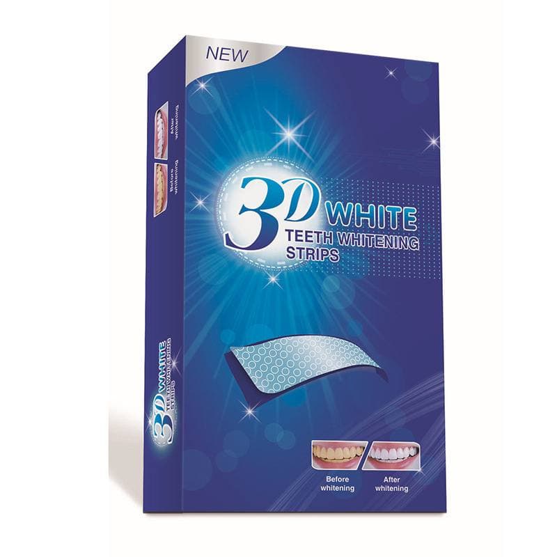 Miếng dán trắng răng tiện lợi 3D White Teeth Whitening Strips zuzu cosmetic