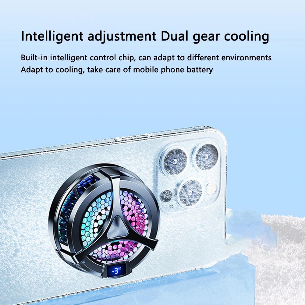 Quạt Tản Nhiệt Điện Thoại Không Dây Sạc Nhanh X36 5v 9v Có Công Tắc Từ Tính
