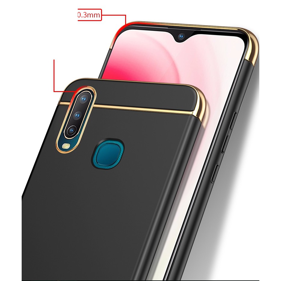 ỐP LƯNG 3 MẢNH CHO VIVO Y12,Y15,Y17,U10 CAO CẤP