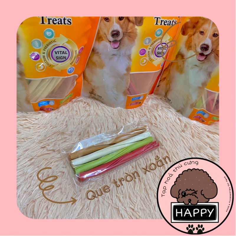 [Mix vị 50gr] Thanh gặm xương thưởng ăn vặt cho chó Goodies - Tạp Hoá Thú Cưng Happy