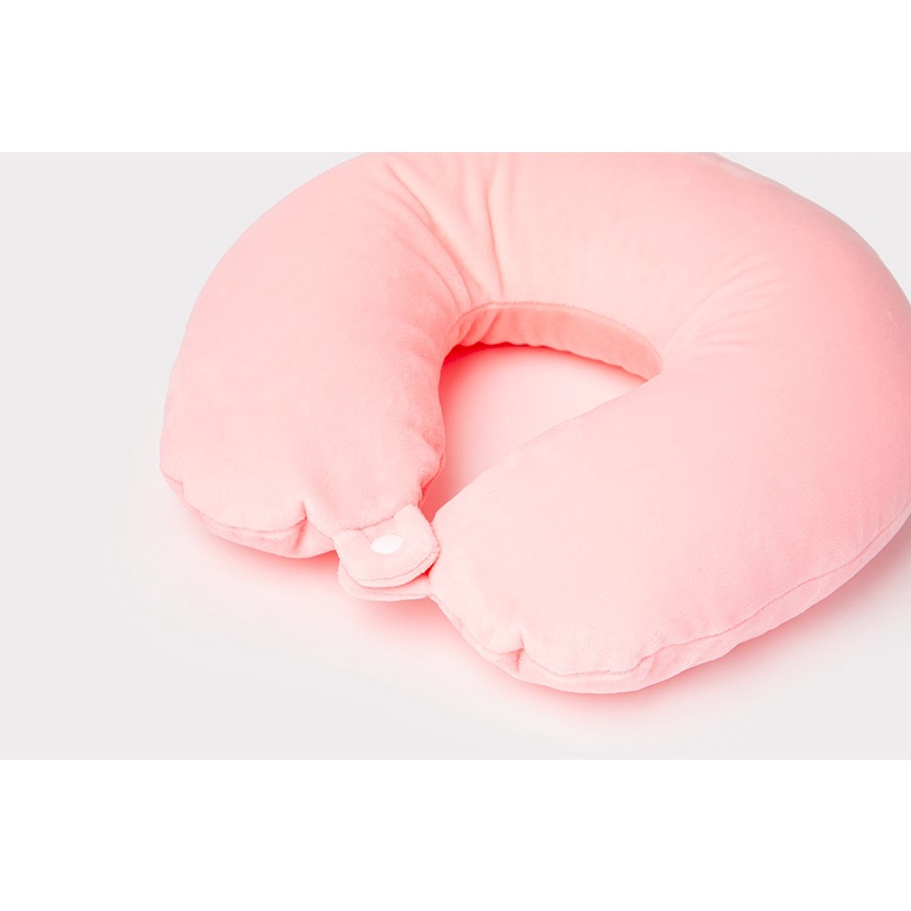 Gối Kê Cổ Vừa Làm Gối Ôm 2 Trong 1 ARTBOX Hàn Quốc Thiết Kế Hình Thỏ Hồng Dễ Thương