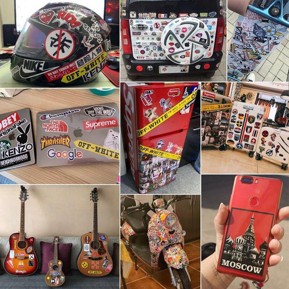 BORAG Bộ 50 Sticker Hoạt Hình Trang Trí Giáng Sinh