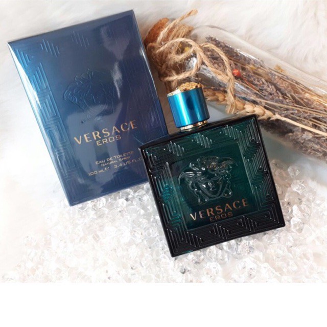 Nước hoa Nam Versace Eros chai xanh ngọc cho phái nam cổ điện, huyền bí, gợi cảm | BigBuy360 - bigbuy360.vn
