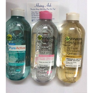 TẨY TRANG GARNIER MILELLAIRE 250k/400ml