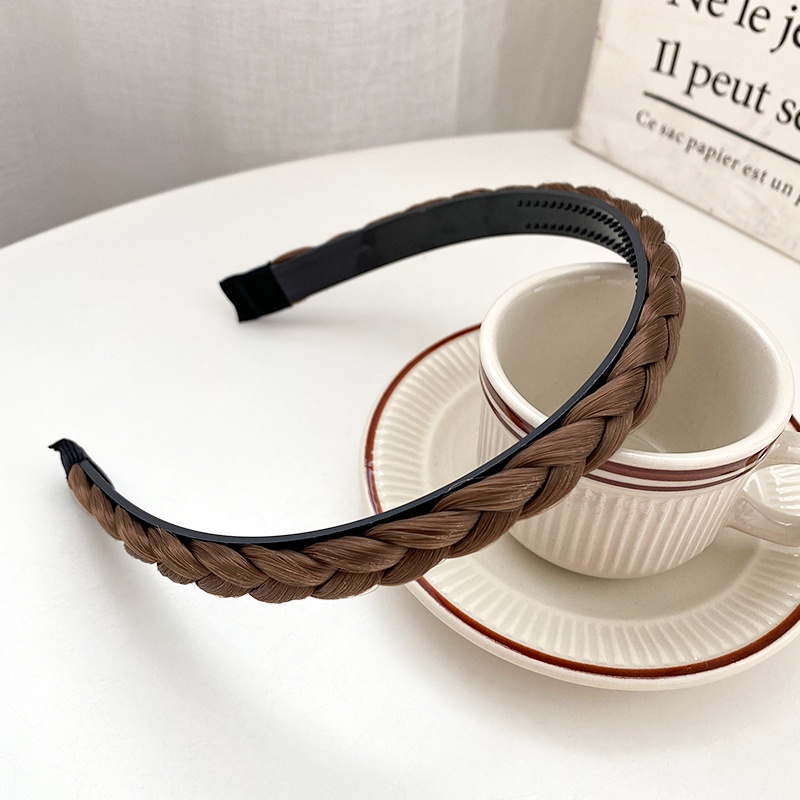 Băng Đô Nữ Đính Tóc Giả Bện Xinh Xắn