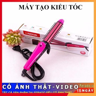Máy Uốn, Dập Xù, Ép Duỗi Làm Tóc 3 In 1 Nova, Lược Điện