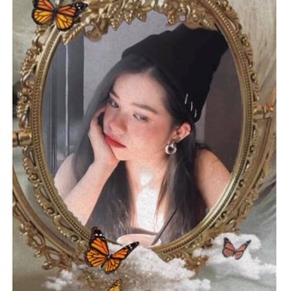 Mũ Len Beanie Nam Nữ 3 Khuyên Tròn Chất Đẹp Sunn Accessories ( ảnh 1 thật )