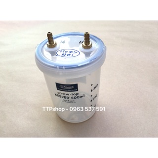 Bình đựng dịch, cốc nhựa đựng dịch - phụ kiện máy hút mũi.