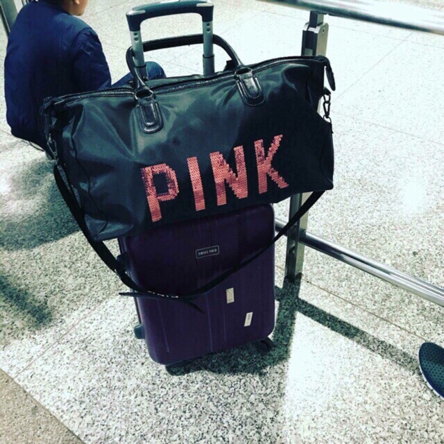 Túi Đi Tập Dù Pink