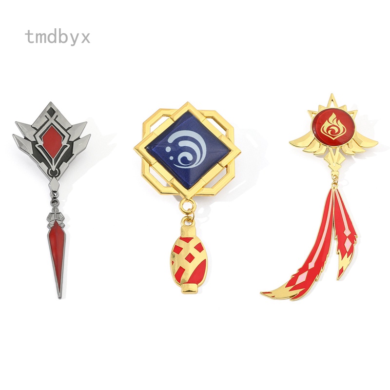Tmdbyx Ghim Cài Áo Hình Game Genshin Impact