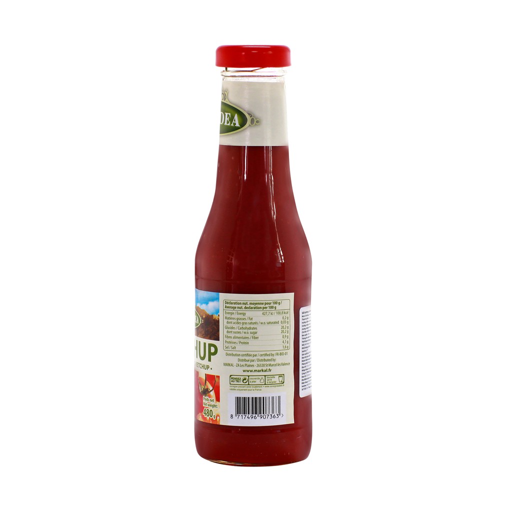 Sốt Tương Cà Ketchup Hữu Cơ Bio Idea/ Luce 500g