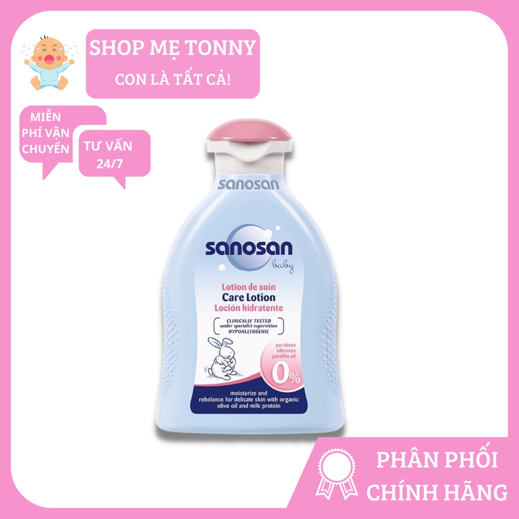 Dầu massage Sanosan Baby chiết xuất Olive hữu cơ 200ml