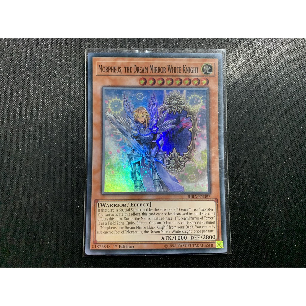 Thẻ Bài Yugioh Chính Hãng Morpheus, the Dream Mirror White Knight - RIRA-EN087