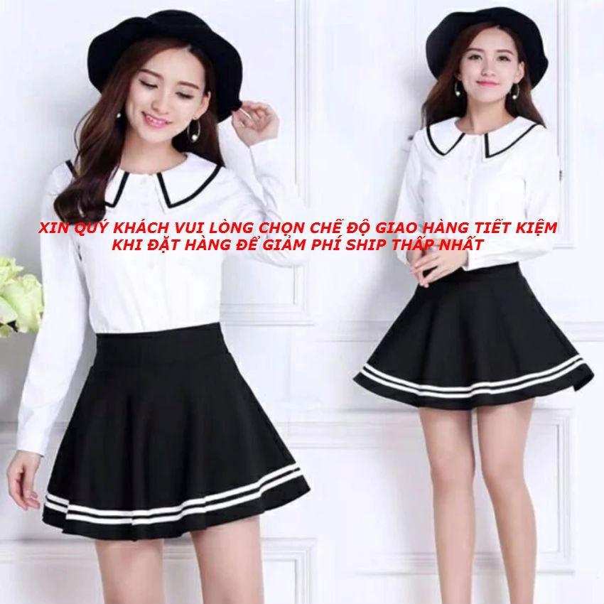 [HCM]Chân Váy Ngắn Dáng Xòe SKT
