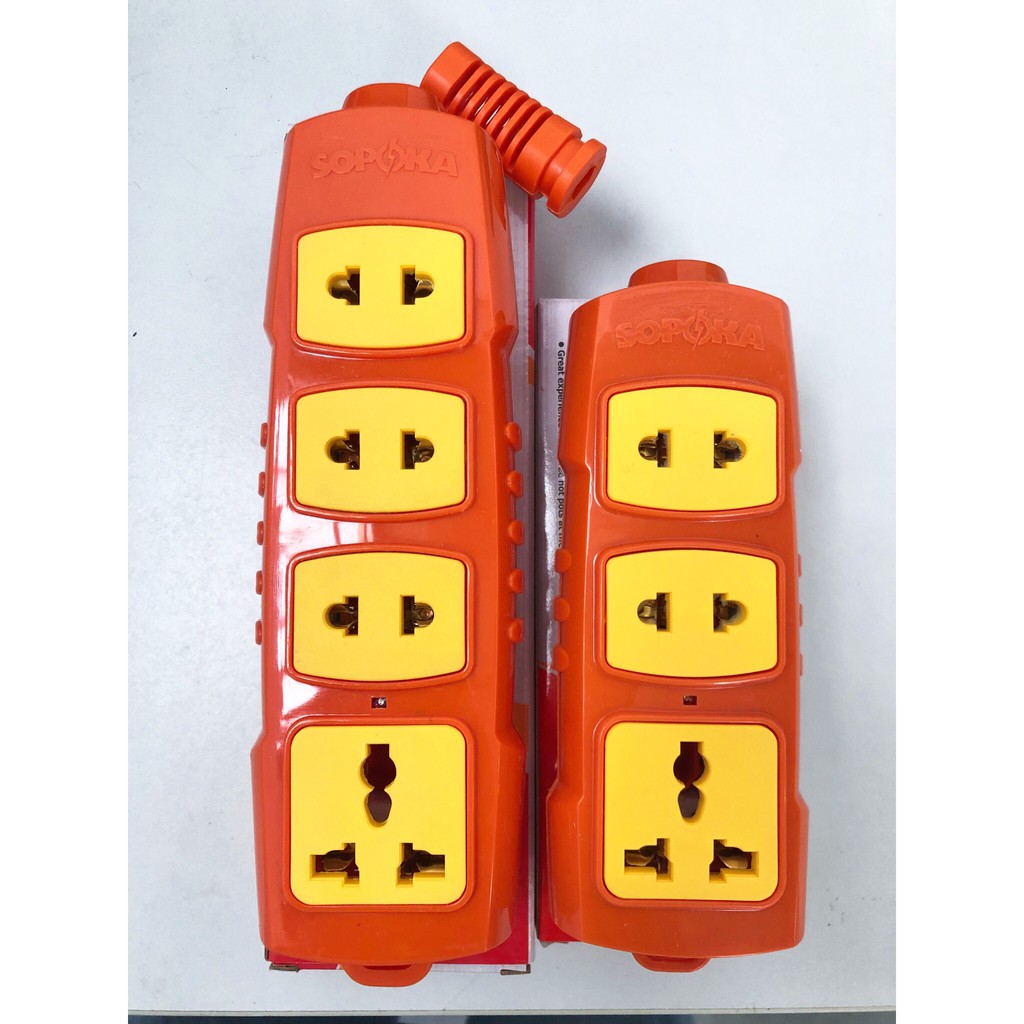 Ổ cắm siêu chịu tải Sopoka lõi sứ chống cháy P6000W, 4S-6000W