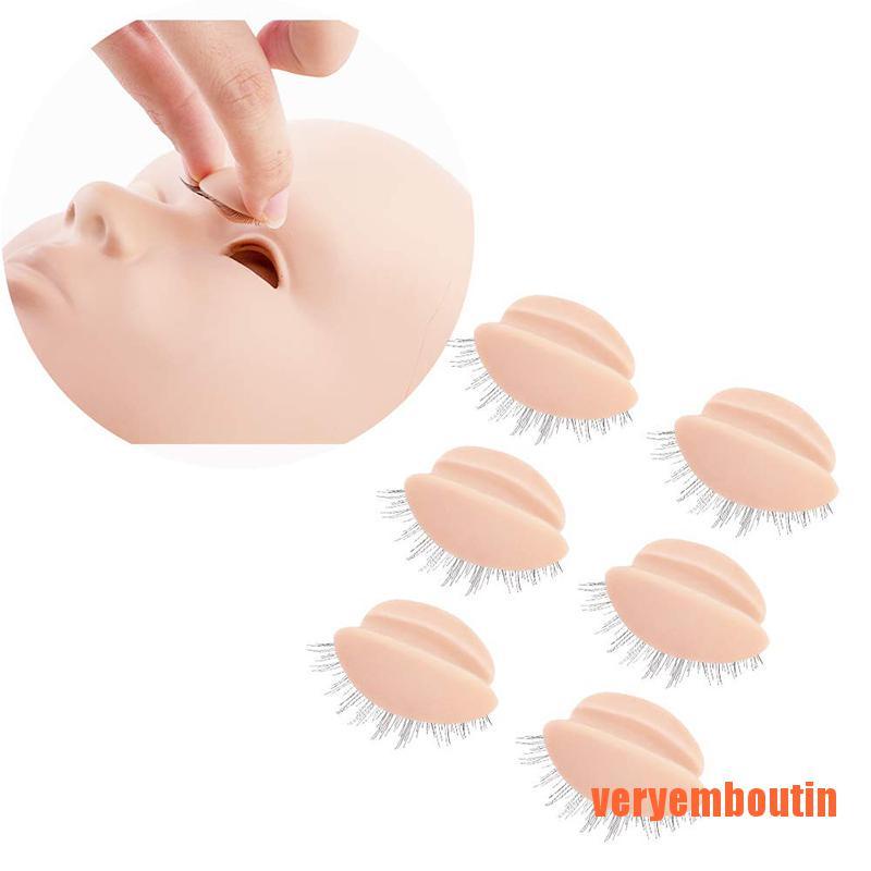 Miếng Silicone Thực Hành Nối Mi Giả Có Thể Tháo Rời