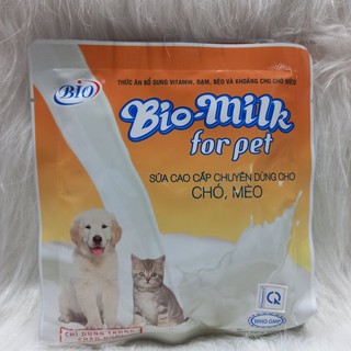 Sữa bột cho chó mèo Bio 100gr - Sữa bột chó mèo