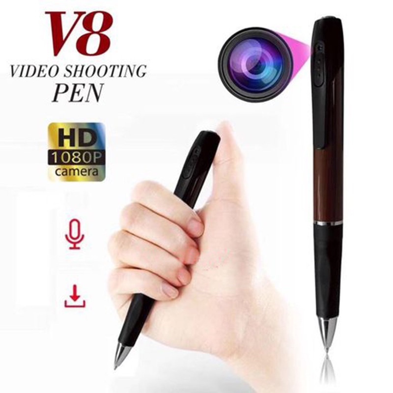Bút bi viết cao cấp V8 sang trọng HD 1080 sắc nét