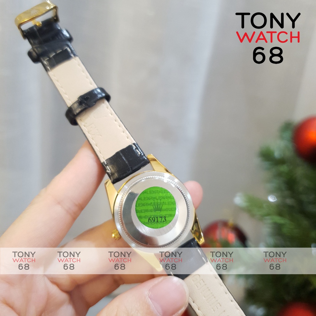 Đồng hồ nữ dây da Winsley chính hãng đẹp đính đá Role viền mạ vàng giá rẻ thời trang | BigBuy360 - bigbuy360.vn