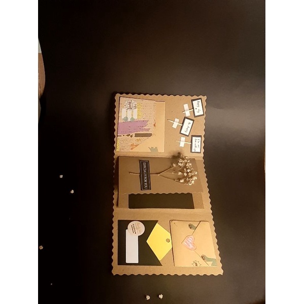 5810 thiệp handmade gắn hình