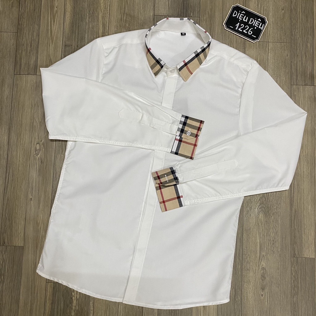 ÁO SƠ MI NAM TRẮNG MIX BBR CAO CẤP kèm ảnh thật | BigBuy360 - bigbuy360.vn