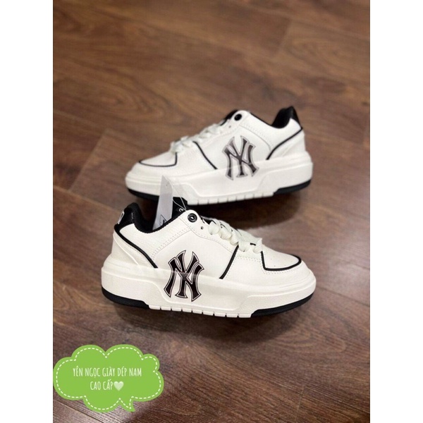 Giày thể thao nam nữ sneaker  giày mlb liner Ny đen rep cao cấp kèm hộp