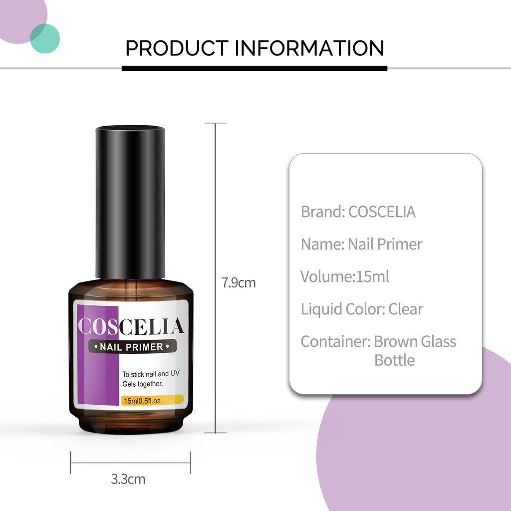 [Hàng mới về] Gel sơn nền móng tay lâu trôi cao cấp 15ml