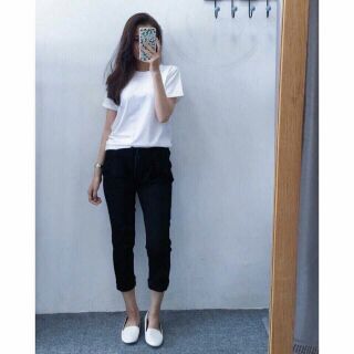 QUẦN BAGGY CHẤT KAKI THUN DÂY NÚT