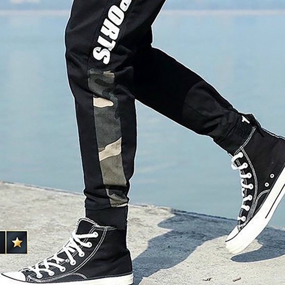 Quần jogger nam bo ống LOGO cực đẹp, chấ vải cao cấp mẫu y hình T-FASHION 24H M10