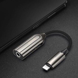 Giảm giá -đầu chuyển Jack chuyển đổi Baseus L56 2 in1 vừa sạc vừa nghe đầu 3.5mm cho iPhone 7/8plus/ iPhone X/Xsmax