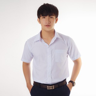 Áo sơ mi trắng học sinh, áo đồng phục VẠT NGANG có TAY DÀI và TAY NGẮN size từ 50kg đến gần 100kg