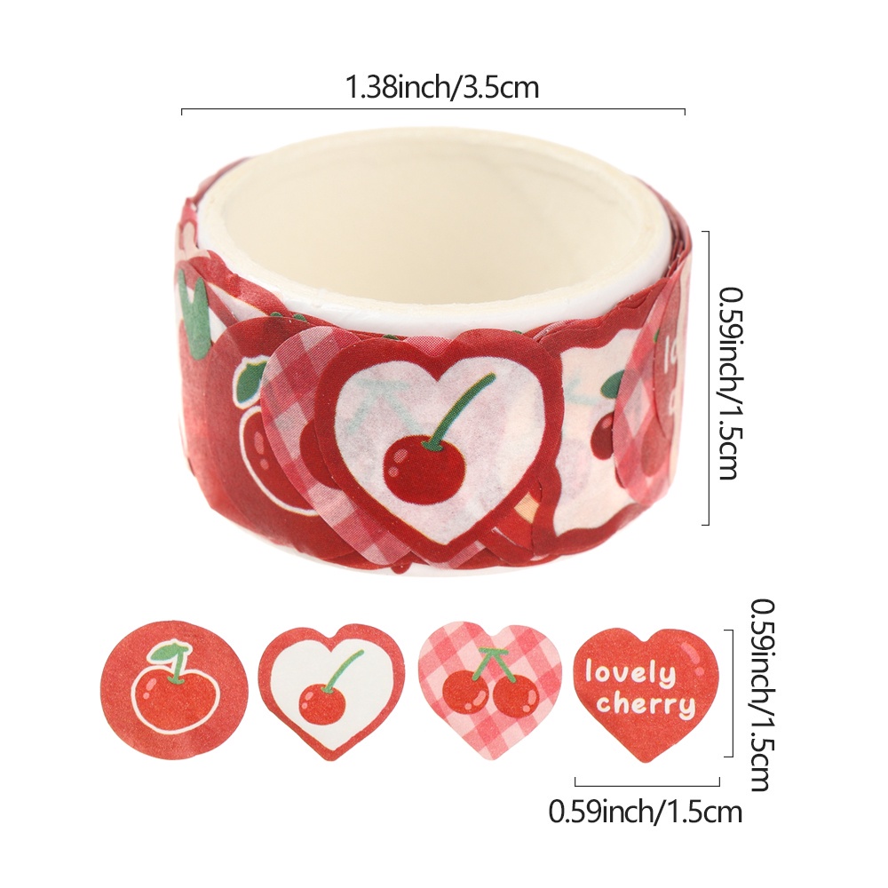 Cuộn Băng Keo Washi Dán Trang Trí Sổ Tay Nhật Ký Diy