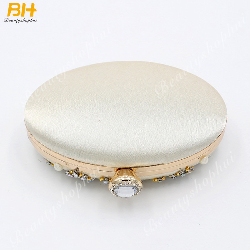 Túi Đeo Chéo Một Bên Vai Hình Trứng Pha Lê Kim Cương Đầy Màu Sắc Phong Cách Âu Mỹ Cho Nữ