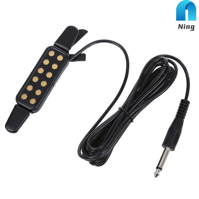 Ning Guitar Pickup Sound Pickup for Acoustic Guitar Transducer Microphone Wire Amplifier Speaker Guitar Parts