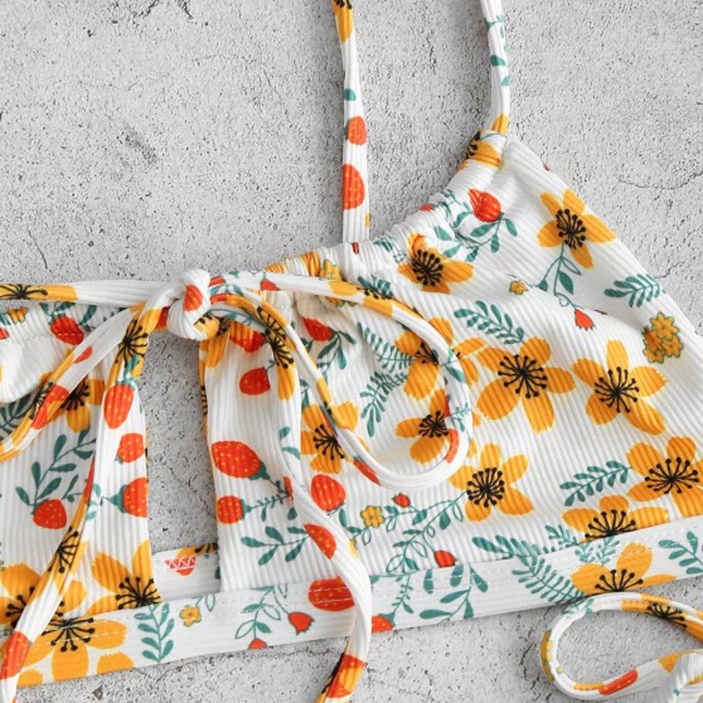 [Mã FACBGO245 giảm 10K đơn bất kì] Set Đồ Tắm In Họa Tiết Thời Trang Quyến Rũ Dành Cho Nữ | BigBuy360 - bigbuy360.vn