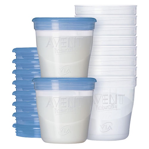 Cốc trữ sữa AVENT 180ml - Hàng chính hãng