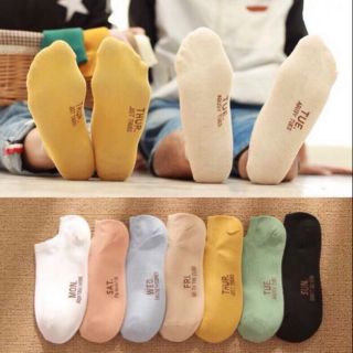 Sét 7 Đôi tất nữ cổ ngắn đi cả tuần Siêu đẹp