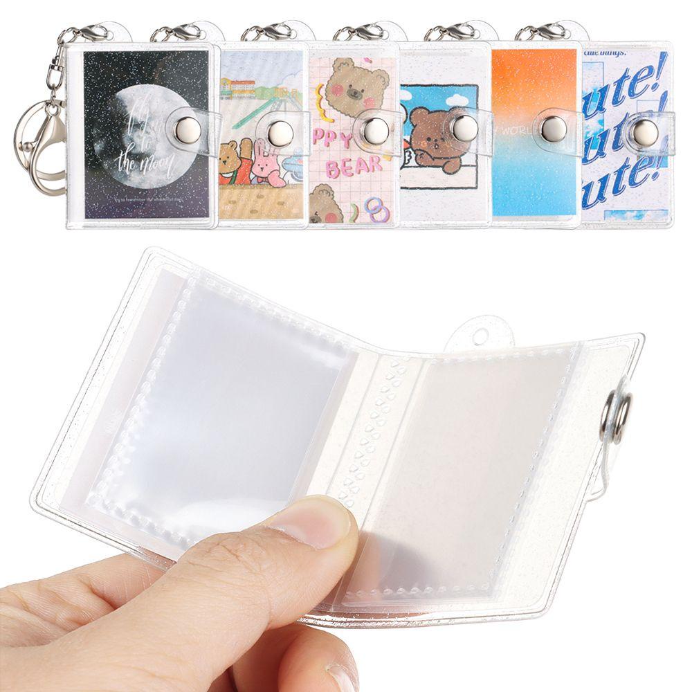 Thẻ Ảnh Mini 20 Ngăn Có Móc Khóa Tiện Lợi