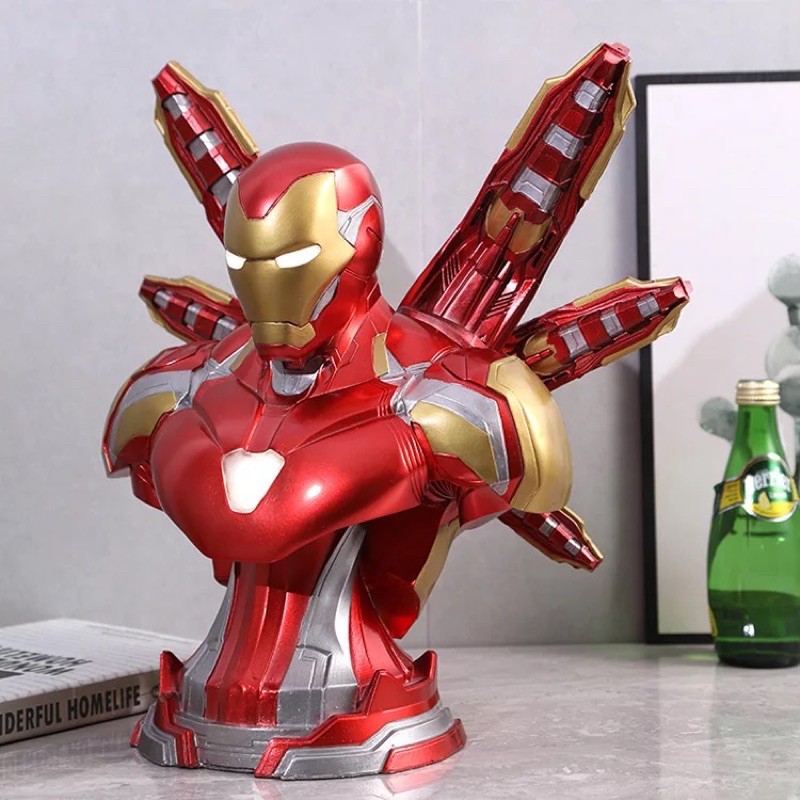 Mô hình tượng bán thân Iron Man MK85 Tỉ lệ 1/2 38cm cao cấp