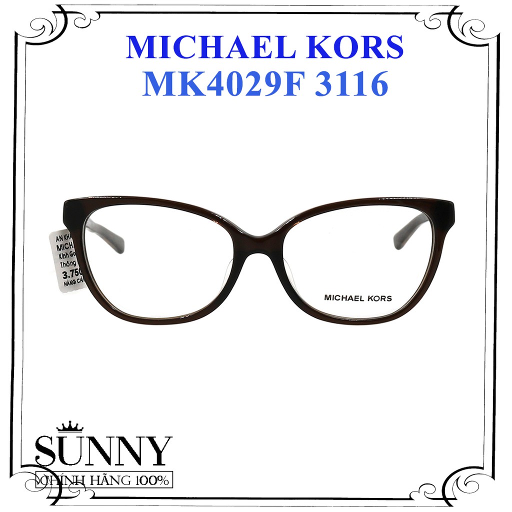 MK4029F 3116 - gọng kính thời trang Michael Kors chính hãng, thiết kế dễ đeo bảo vệ mắt