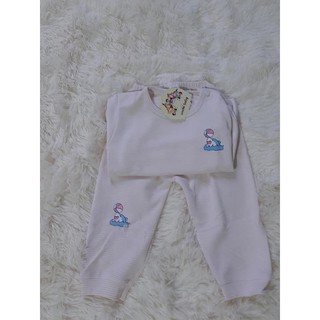 Độ bộ Unchi sọc cúc cài vai