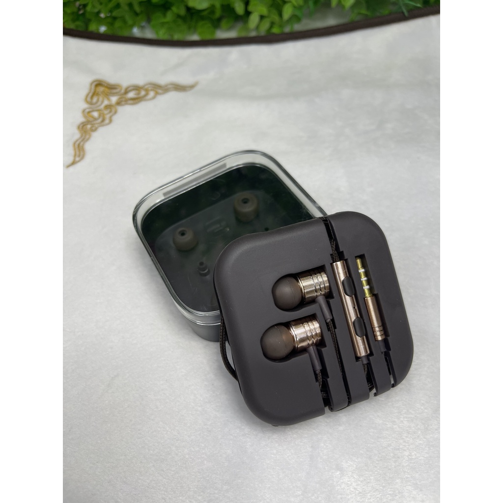 Tai nghe Xiaomi In- Ear Headphones Rose Gold Hộp Vuông Giảm Tiếng Ồn Cao, Thiết Kế Năng Động Đẹp Mắt.