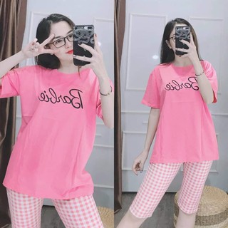 [KÈM ẢNH VIDEO THẬT](Có bigsize 85kg) Đồ Bộ Nữ Lửng Set Bộ Thun Thêu Đồ Bộ Mặc Nhà Đẹp Đồ Bộ Trung Niên