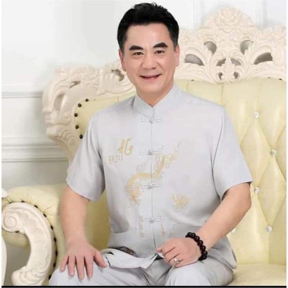 Bộ quần áo mặc nhà cho ông, cho bố / Bộ đồ trung niên nam giới