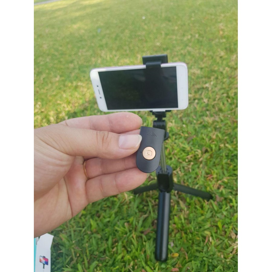 [GẬY KIÊM GIÁ ĐỠ CHỤP HÌNH] Gậy Chụp Ảnh Tự Sướng Bluetooth Đa Năng K07 - BH lỗi 1 đổi 1 | BigBuy360 - bigbuy360.vn