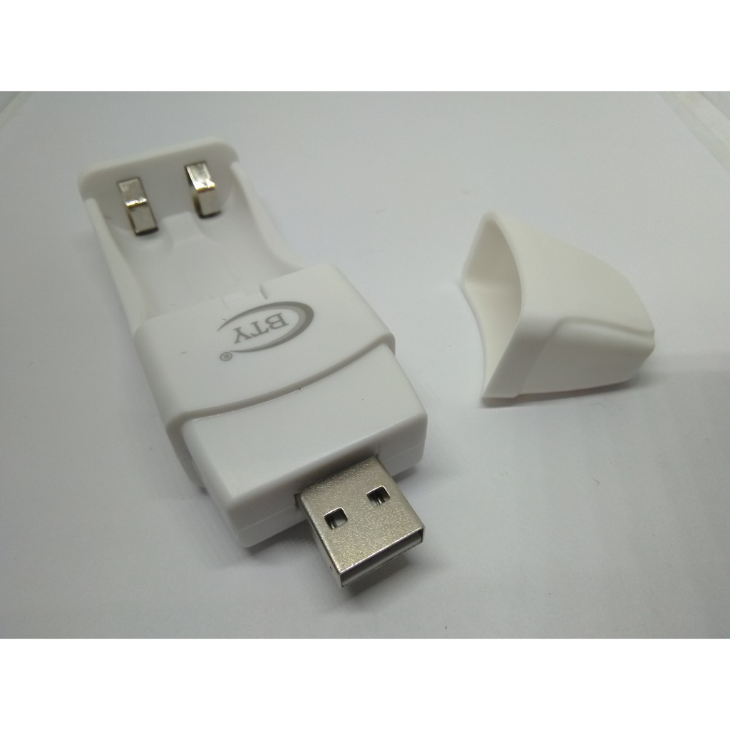 Bộ sạc pin tiểu AA/pin đũa AAA-Máy sạc pin tiểu,pin đũa nguồn USB 5V