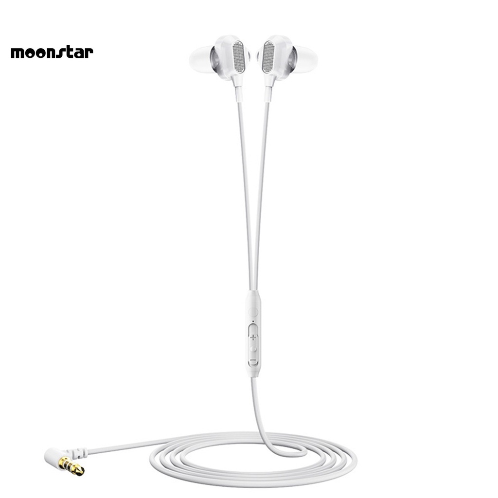 MS   Lightweight Wired Earphone 3.5mm HD Earphone Stereo Sound for Calling