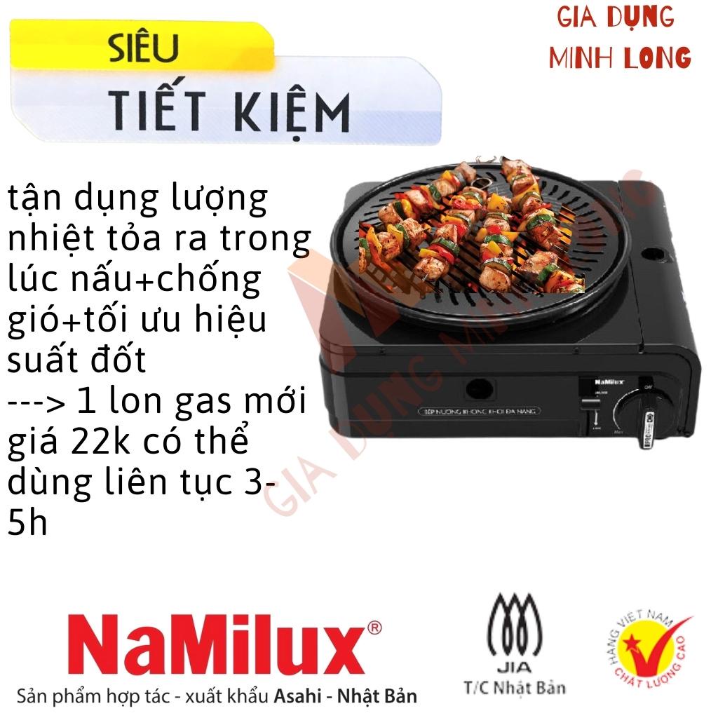 Bếp nướng BBQ, nấu lẩu không khói đa năng chính hãng NaMilux thương hiệu liên doanh