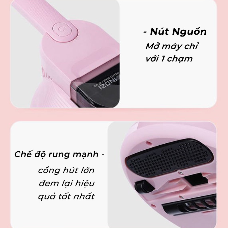 [ĐỜI MỚI] Máy hút bụi giường nệm YANGZI CM80 - Máy hút bụi diệt khuẩn UV, lực hút mạnh mẽ 12Kpa, công suất 300W